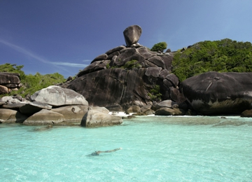 Donald Duck Bay in Similan Islands